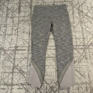 Lululemon Crop Women's 8 Wunder Under Roll Down Mesh Wee Are From Space Gym Yoga